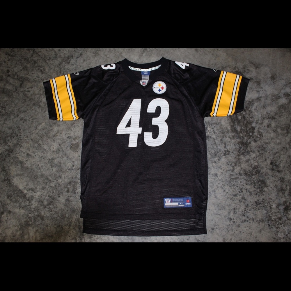 NFL Reebok Steelers Troy Polamalu Jersey